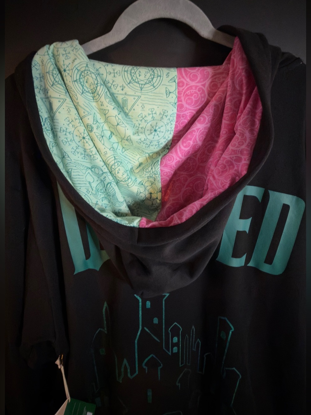 Loungefly Wicked Good VS Evil Hooded Sweatshirt - Picture 4 of 8